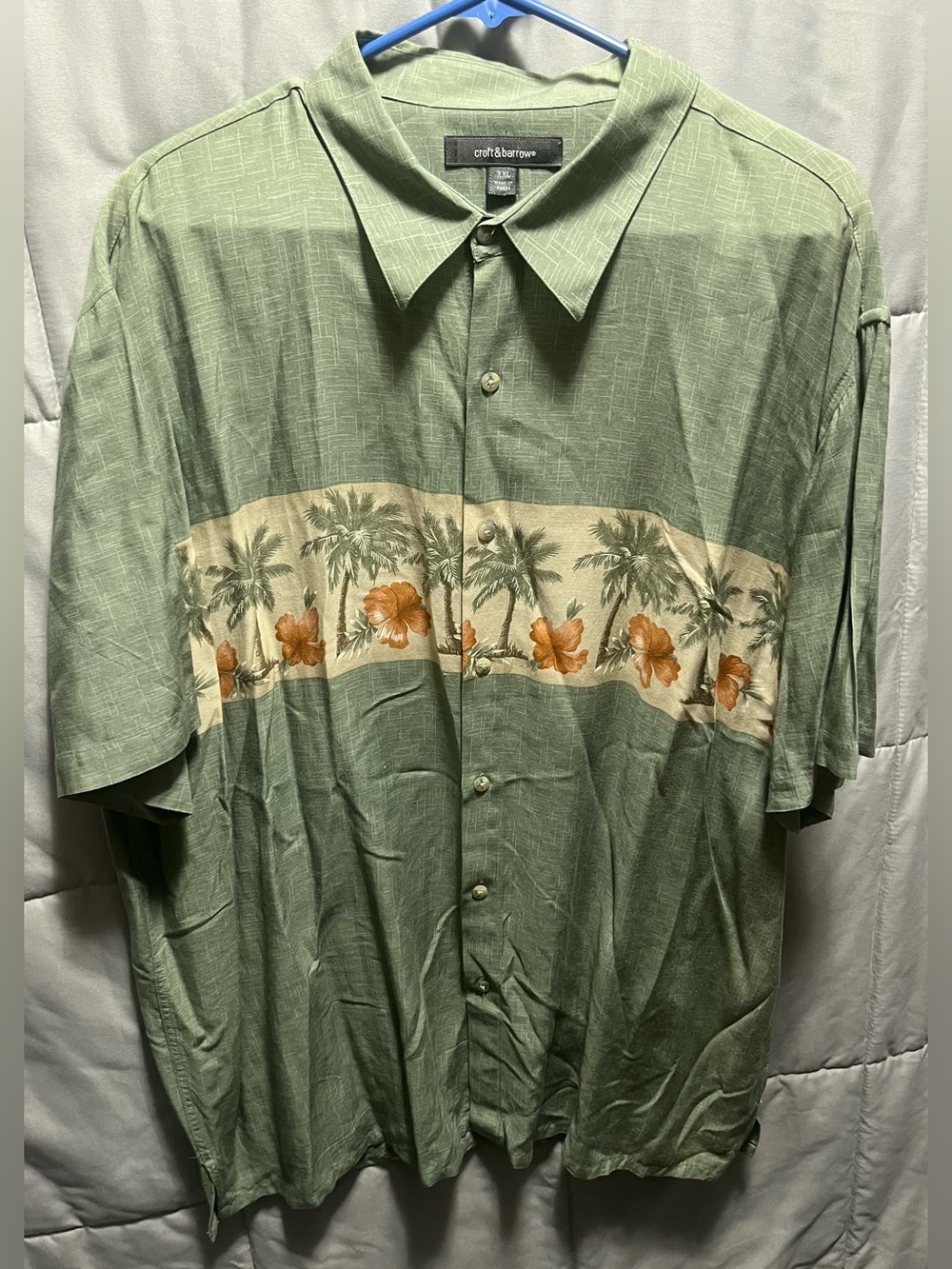 Men’s Croft & Barrow Size XXL Hawaiian Shirt